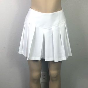 Vintage Lands’ End Pleated Varsity Skirt